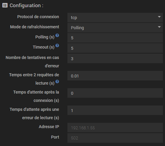 Connexion TCP vierge